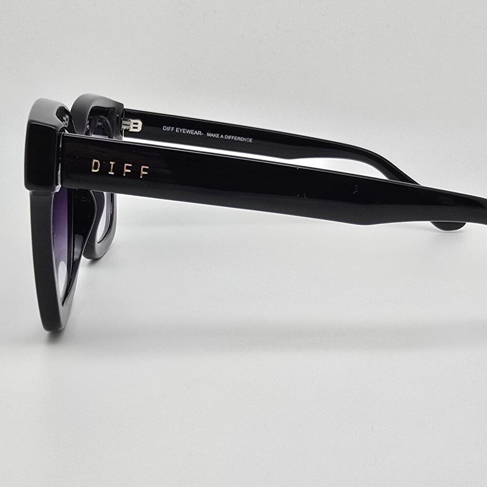 Diff Eyewear Makay Black Frame Grey Gradient Lens… - image 5